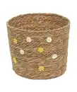 Bild 1 von Seegraskorb mit Blumen, naturfarben