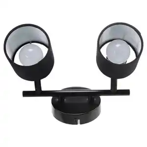 CASALUX Deckenspots, Korpus Schwarz, Schirm Schwarz