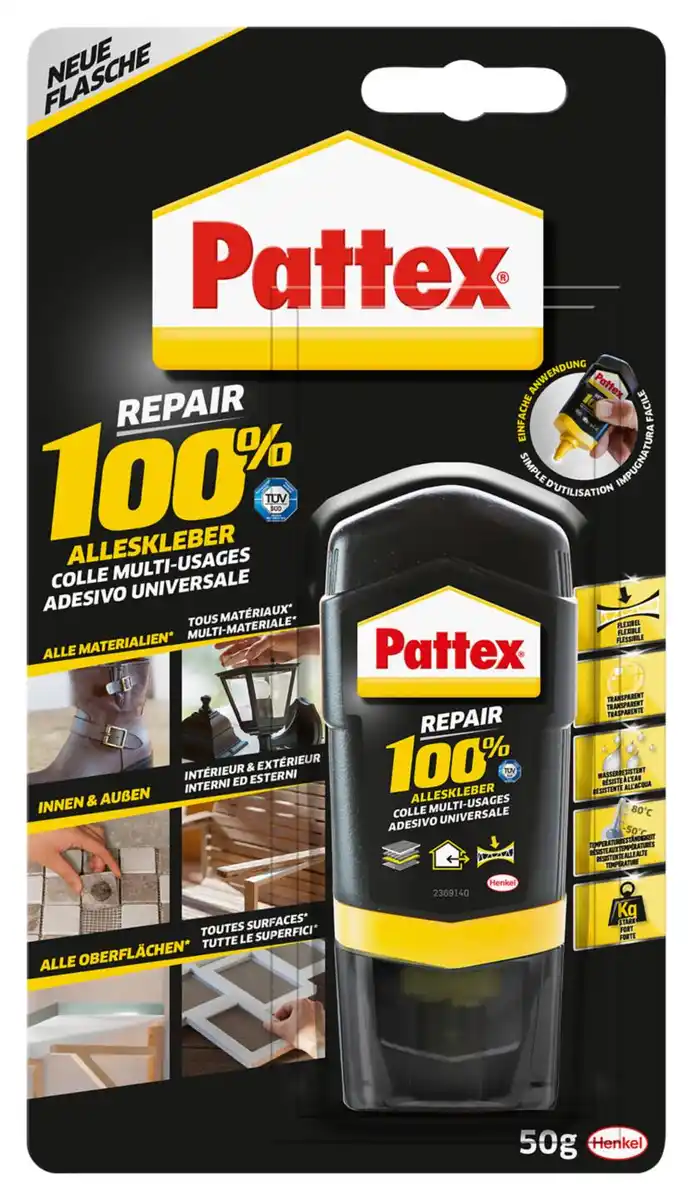 Bild 1 von PATTEX Alleskleber »REPAIR 100 %«, 50-g-Flasche