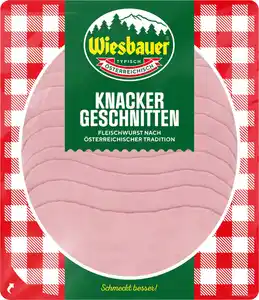 WIESBAUER Knacker geschnitten, 100-g-Packg.