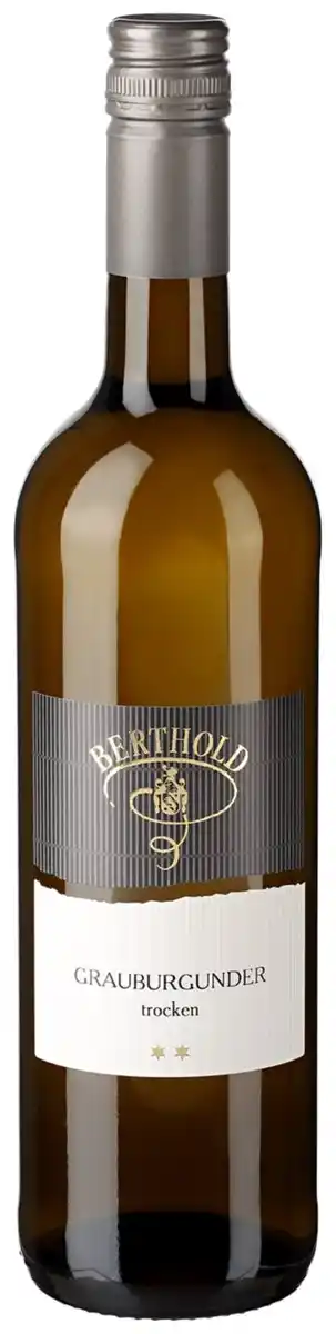 Bild 1 von BERTHOLD Grauburgunder Neckarsulmer Scheuerberg, 0,75-l-Fl.