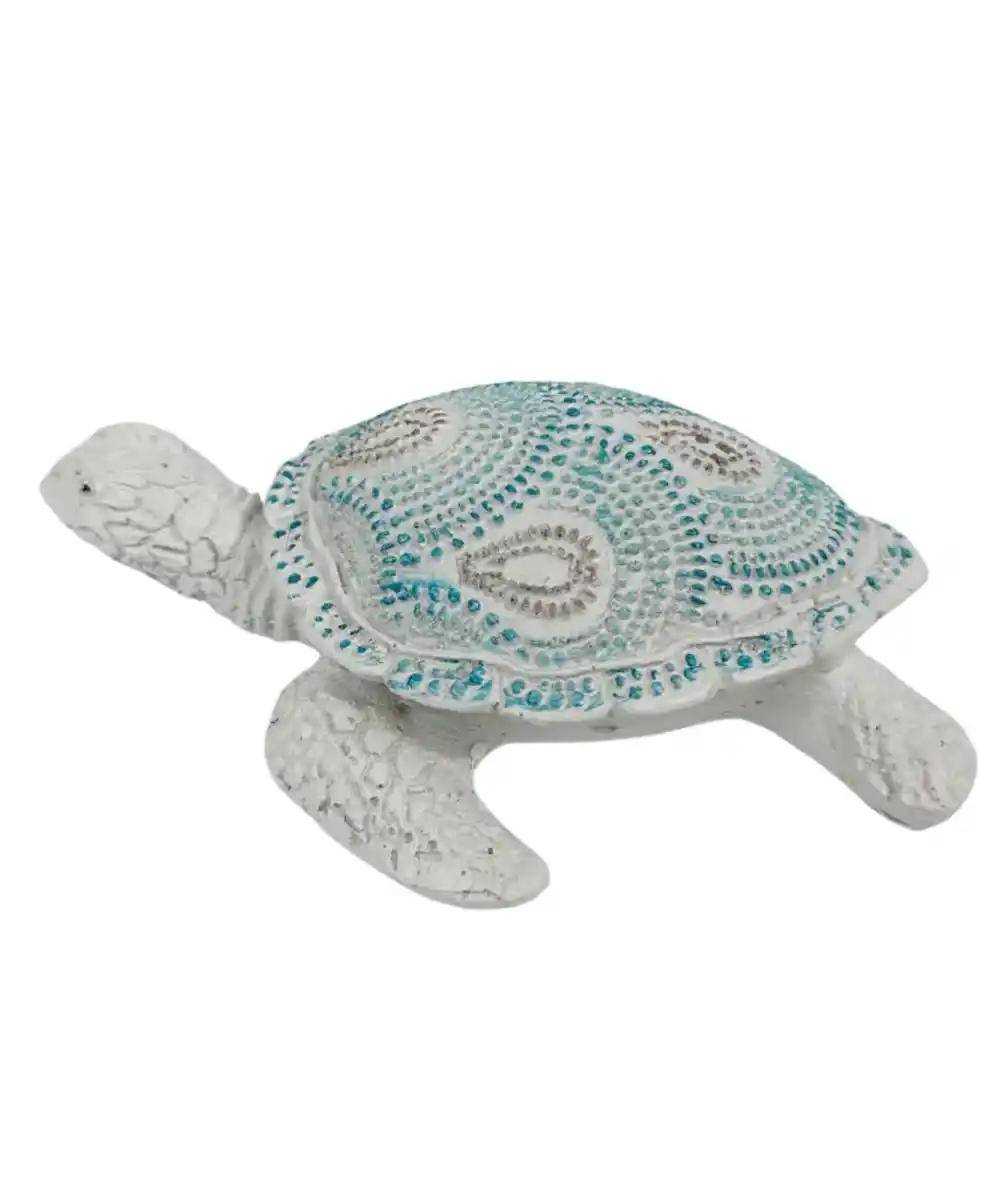 Bild 1 von Deko-Schildkröte maritim, weiß/blau