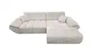 Bild 1 von Ecksofa creme elektrisch ausfahrbar 308 cm - OT rechts - HUGO