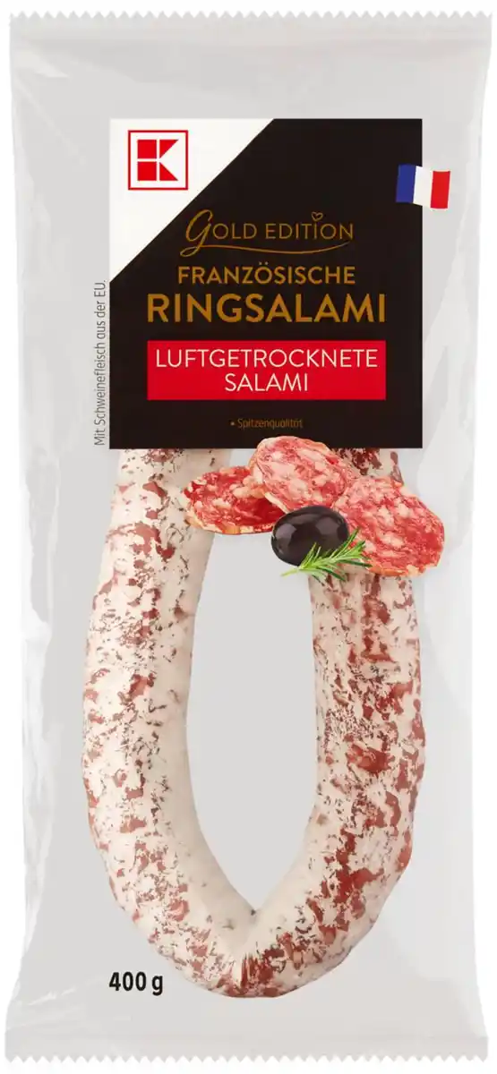 Bild 1 von K-GOLD EDITION Franz. Ringsalami, 400-g-Packg.