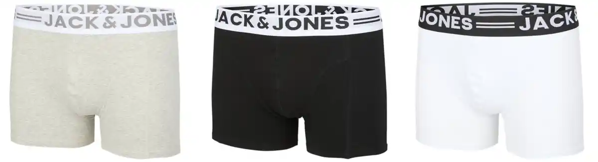 Bild 1 von JACK & JONES Herren-Retroshorts, 3-St.-Packg.