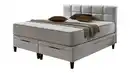 Bild 1 von Boxbett 180 x 200 cm grau Stoffbezug mit Bettkasten - LORENTIS