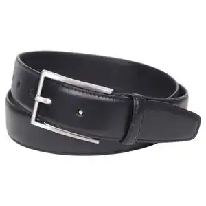 UP2FASHION Herren Leder Gürtel, Schwarz, 95 cm