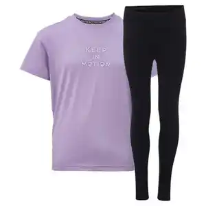 L&D Kinder Sport-Set, Lila, 122/128