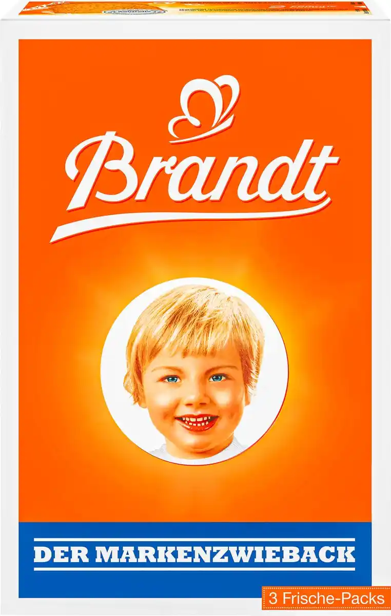 Bild 1 von BRANDT Der Markenzwieback, 3 x 12 Scheiben = 338-g-Packg.