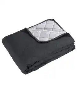 Sommer-Steppdecke, grau