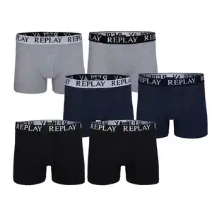 REPLAY Herren-Boxershorts, 2-St.-Packg.
