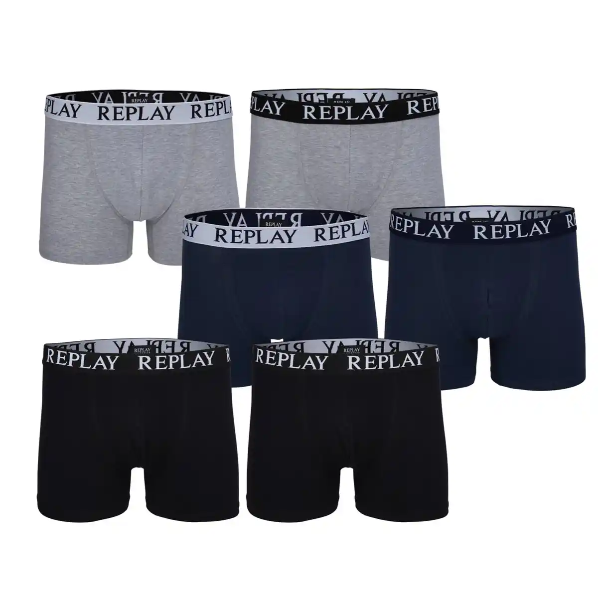 Bild 1 von REPLAY Herren-Boxershorts, 2-St.-Packg.