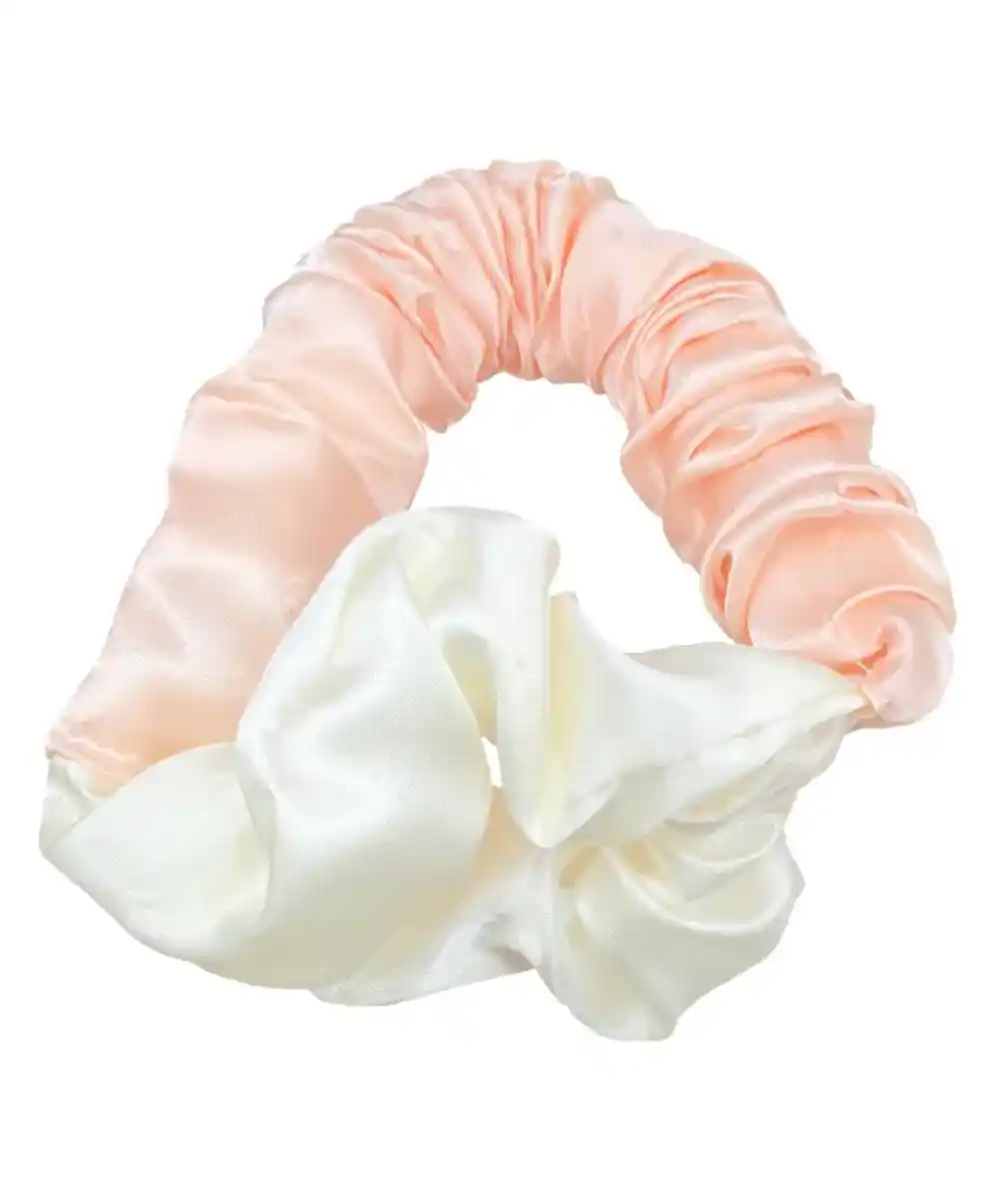 Bild 1 von Wellen- & Volumen-Scrunchie aus Satin, rosa