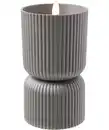 Bild 1 von LED-Kerze Rillen, anthrazit