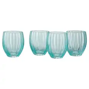 CROFTON Frühlingsgläser, Becher 4 Stück, Blau
