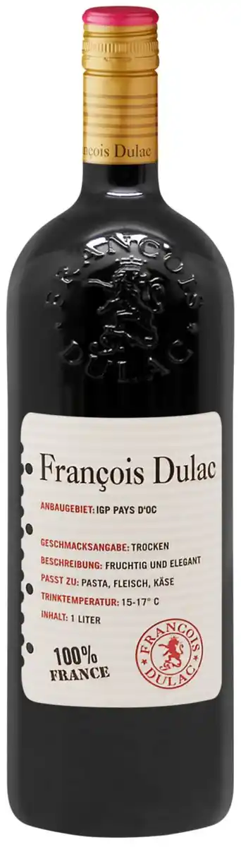Bild 1 von FRANCOIS DULAC Rot- oder Roséwein, 1-l-Fl.