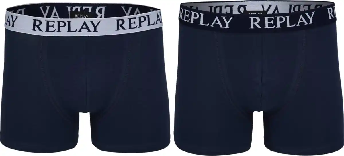 Bild 3 von REPLAY Herren-Boxershorts, 2-St.-Packg.