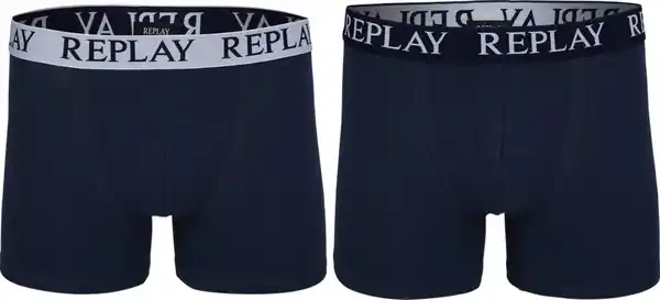 Bild 3 von REPLAY Herren-Boxershorts, 2-St.-Packg.