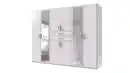 Bild 1 von Kleiderschrank mit Spiegel - weiß - 270 cm - 8-türig - DILLINGEN