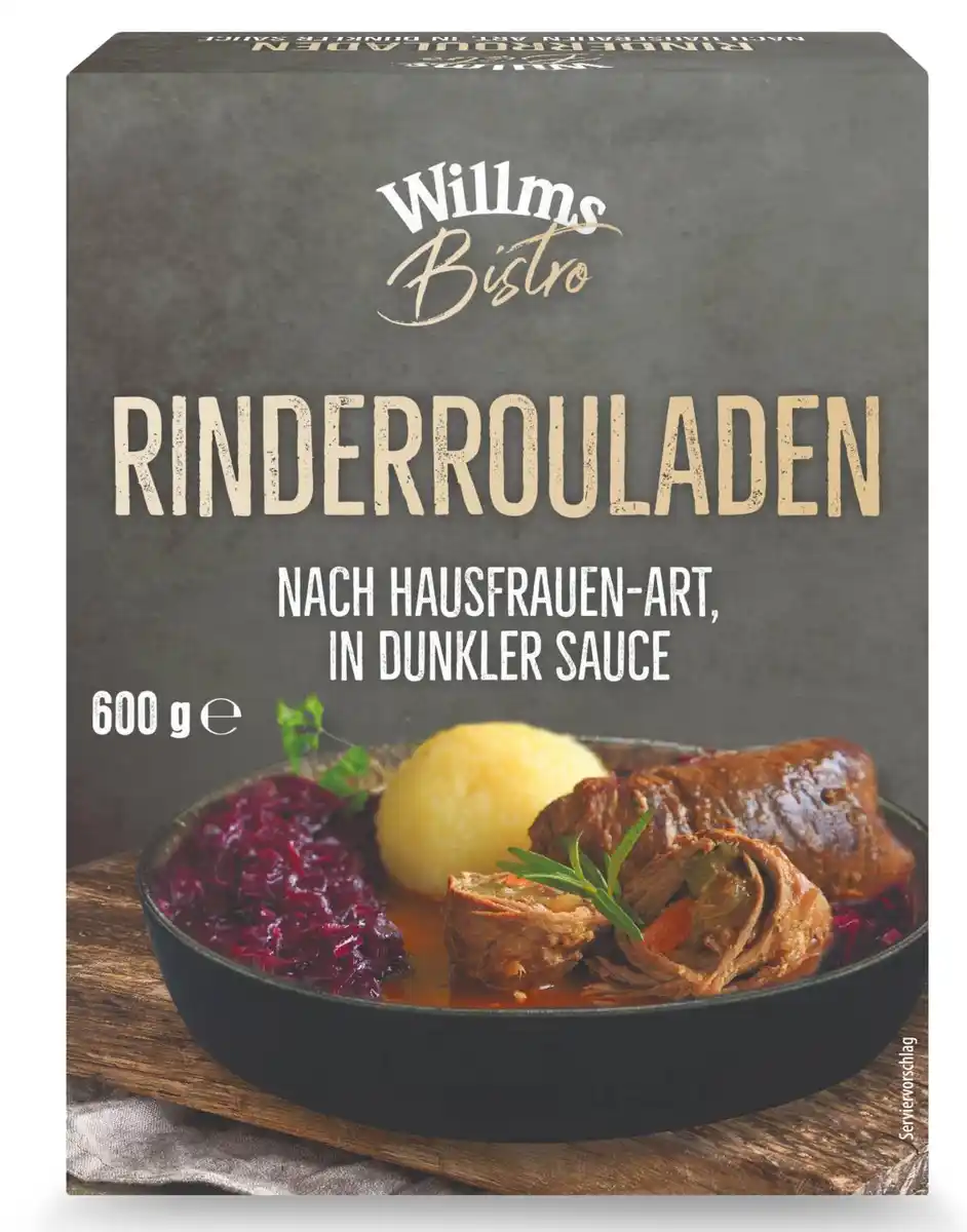 Bild 1 von WILLMS Schnelle Küche Rinderrouladen, 600-g-Packg.