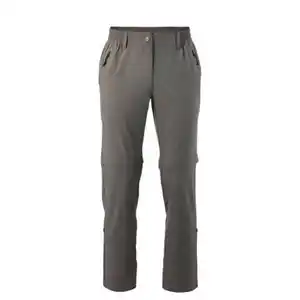 CRANE Damen und Herren Outdoor-Zip-Off-Hose, Herren, Grau, M 48/50