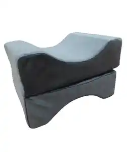 Orthopädisches Kniekissen für Seitenschläfer, grau