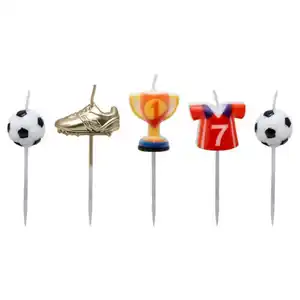 HOME CREATION Glückwunschkerzen, Kerzensticks, Fußball