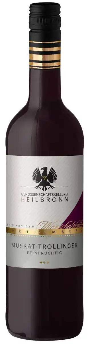 Bild 1 von GENOSSENSCHAFTSKELLEREI HN Muskat-Trollinger oder Muskat-Trollinger Rosé, 0,75-l-Fl.