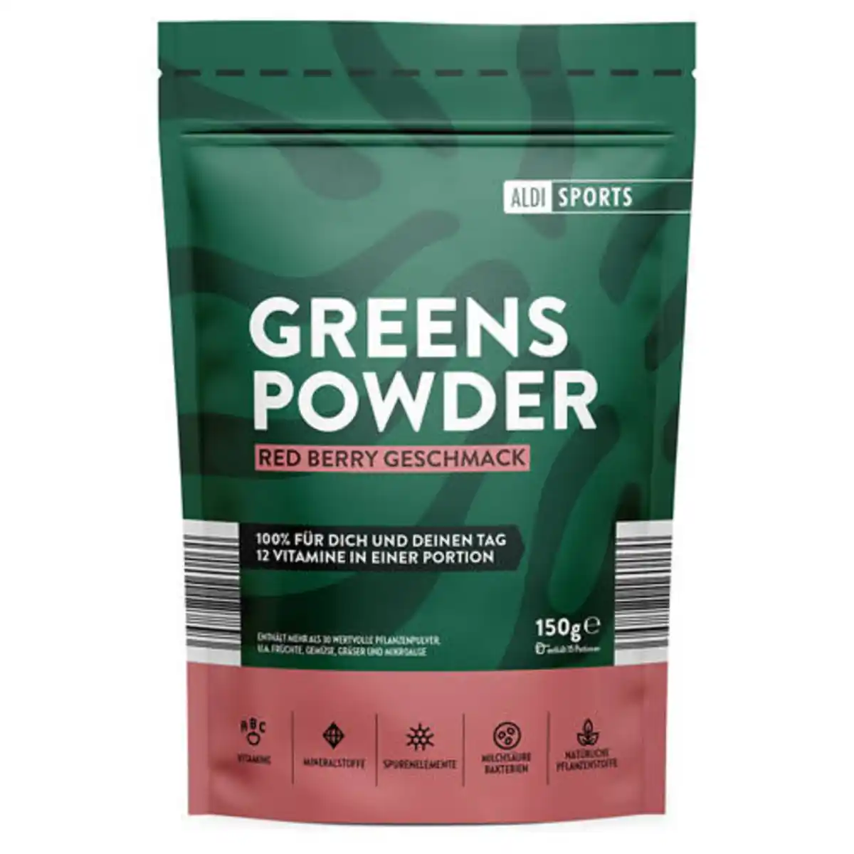 Bild 1 von ALDI SPORTS Green Powder 150g, Berry