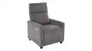 Bild 1 von Fernsehsessel Cord grau mit Relaxfunktion - LIVANO