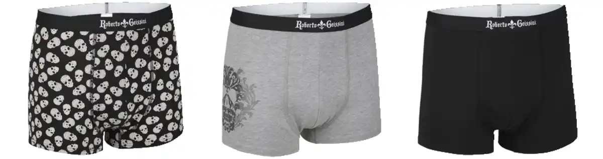 Bild 2 von ROBERTO GEISSINI Herren-Boxershorts, 3-St.-Packg.