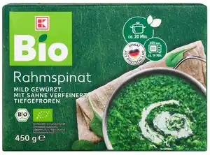K-BIO Bio-Rahmspinat, 450-g-Packg.
