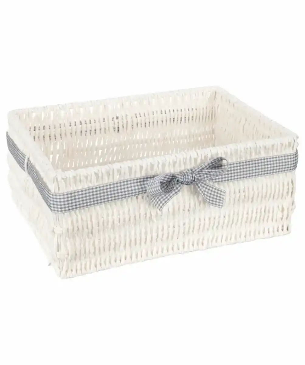 Bild 1 von Aufbewahrungskorb aus Papier, weiß