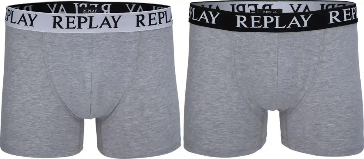 Bild 4 von REPLAY Herren-Boxershorts, 2-St.-Packg.