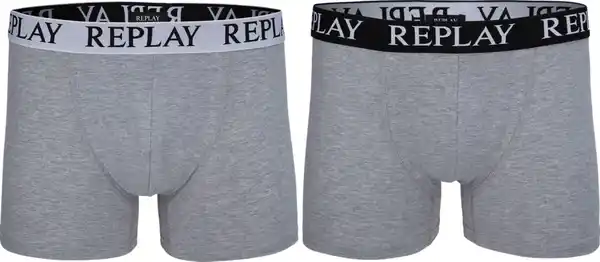 Bild 4 von REPLAY Herren-Boxershorts, 2-St.-Packg.
