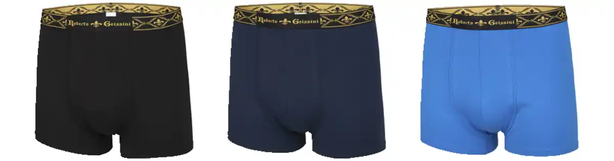 Bild 3 von ROBERTO GEISSINI Herren-Boxershorts, 3-St.-Packg.