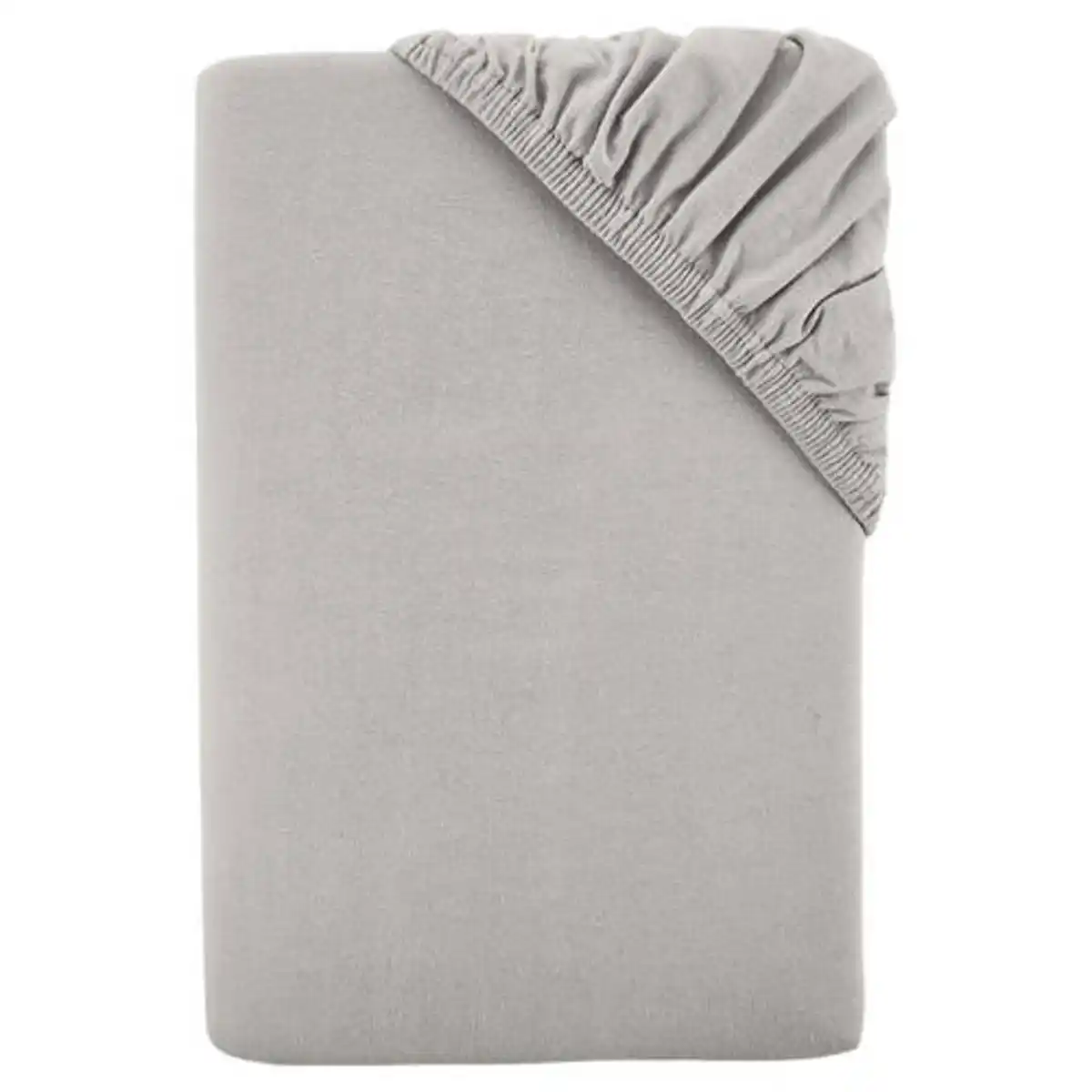 Bild 1 von NOVITESSE Super-Soft-Spannbettuch Doppelbett, Hellgrau