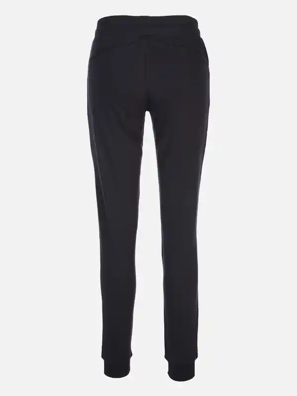 Bild 2 von Damen Jogginghose mit Bündchen und Reißverschluss-Taschen Schwarz