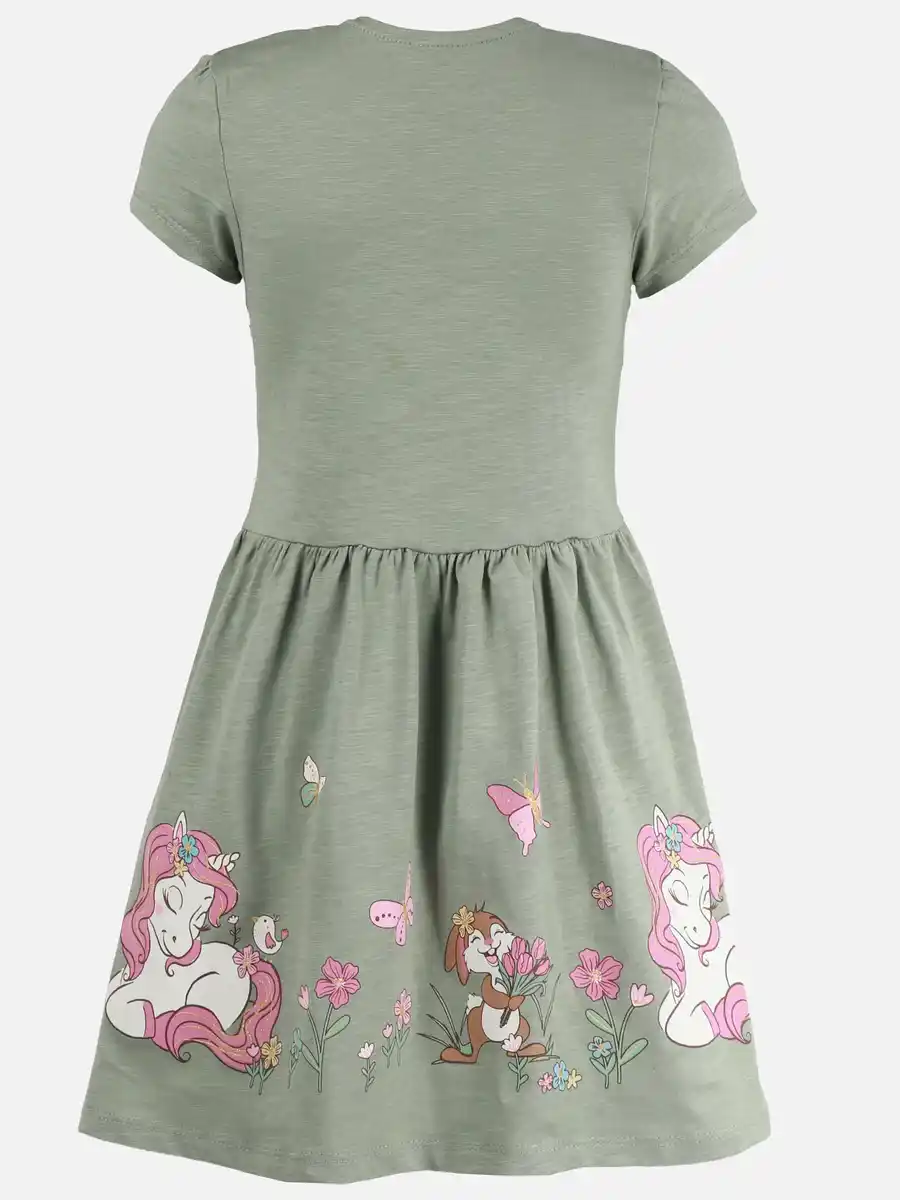 Bild 2 von Mädchen Set 2tlg., Kleid mit Täschchen Grün