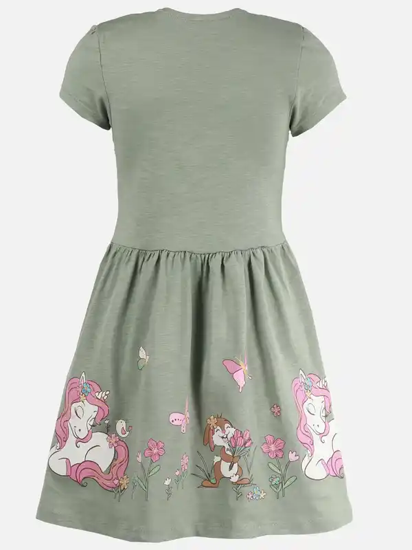 Bild 2 von Mädchen Set 2tlg., Kleid mit Täschchen Grün