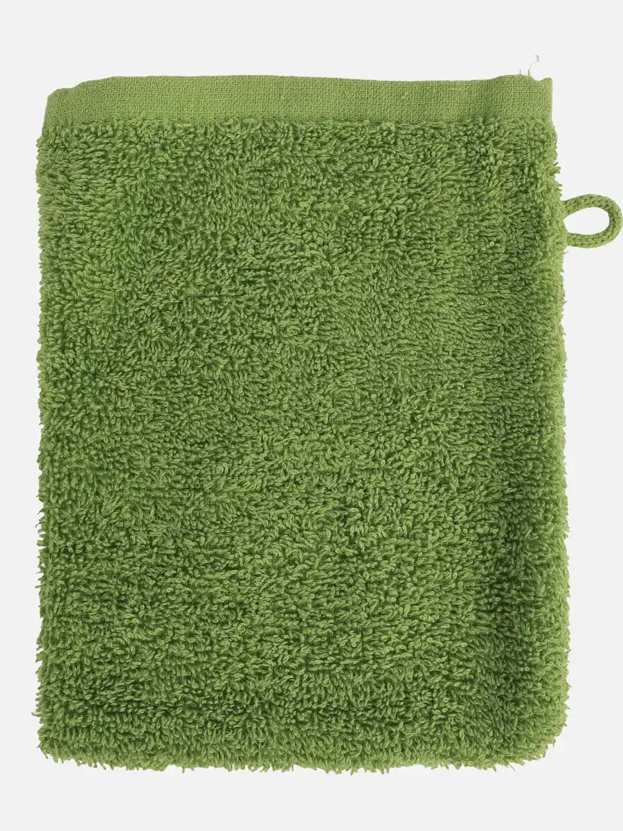 Bild 2 von Waschhandschuh unifarben 16x21cm Grün