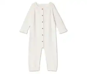 Baby-Strickstrampler mit Ajourmuster