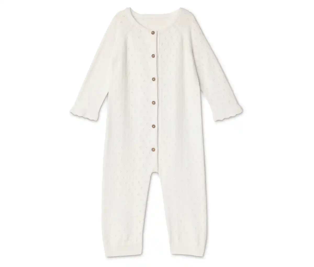 Bild 1 von Baby-Strickstrampler mit Ajourmuster