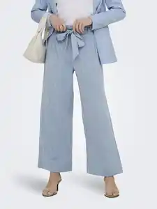 Only ONLMARSA Paperbag-Hose Blau