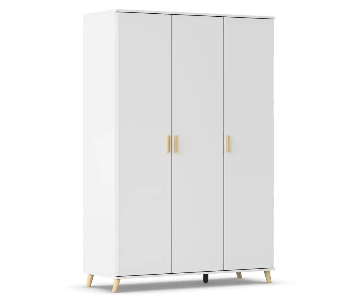 Bild 1 von rauch Kleiderschrank »Falun«, 3-türig, Massivholzgriffe und -füße