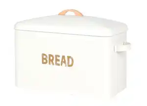 Brotkasten Metall und Bambus