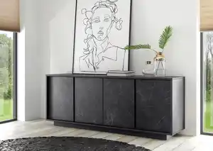 INOSIGN Sideboard Carrara, grifflos