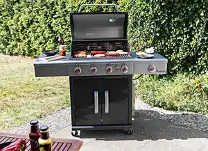 Landmann Gas- und Holzkohlegrill Triton 4.1 coaL