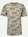 Bild 1 von Herren Shirt mit Streifen und Palmen Grün