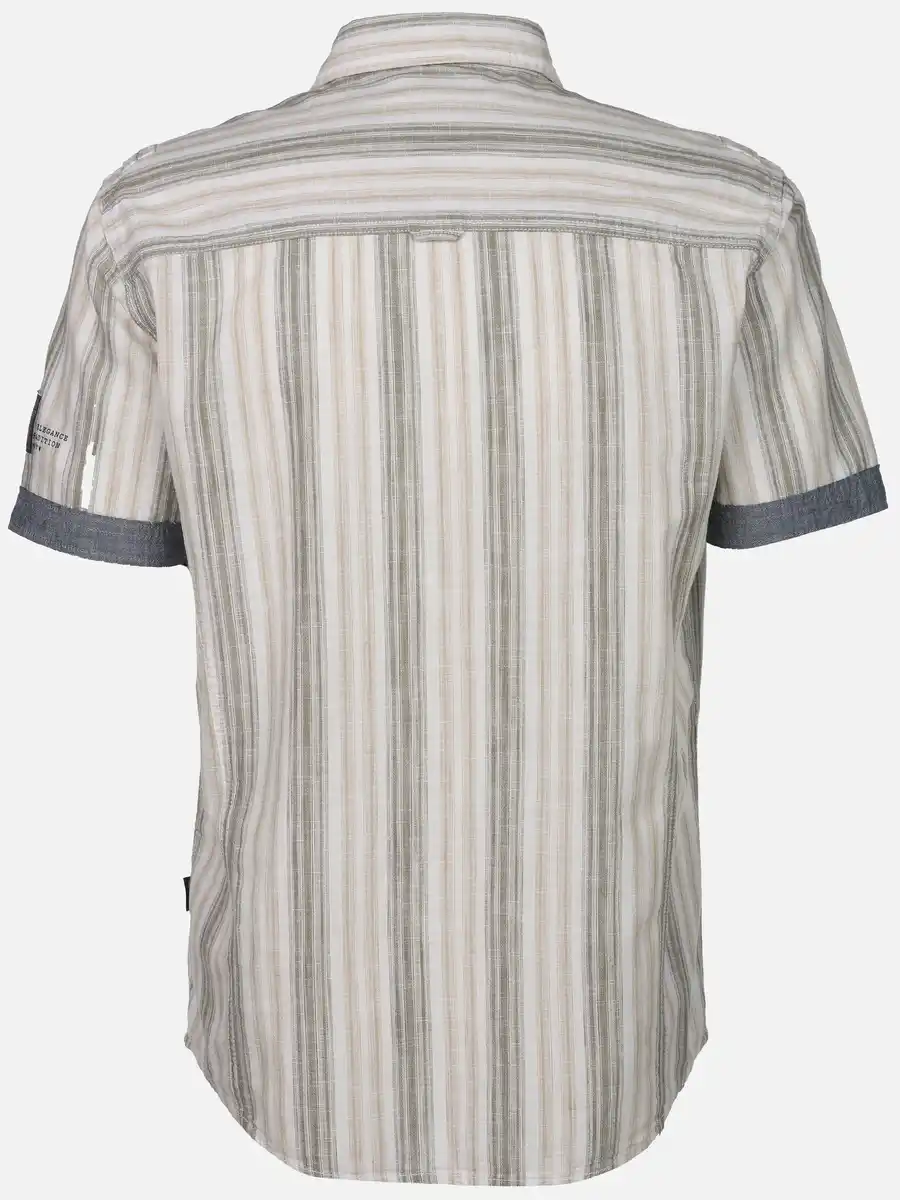 Bild 2 von Herren Freizeithemd mit kurzen Ärmeln Grau